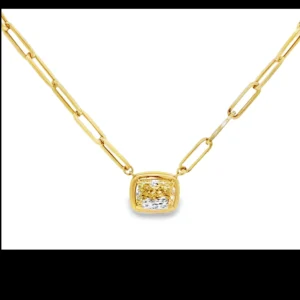 smiley Gold Necklace with 16.77 ct of Round Cut Diamonds.   SKU     1487 (Copy)